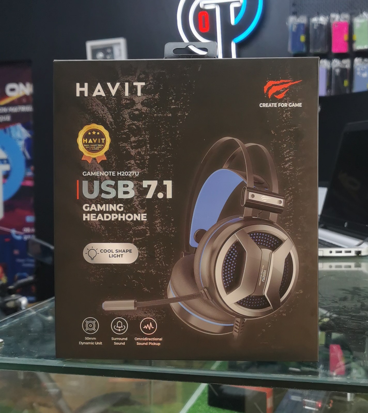 HEADSET HAVIT USB 7.1 H2027U